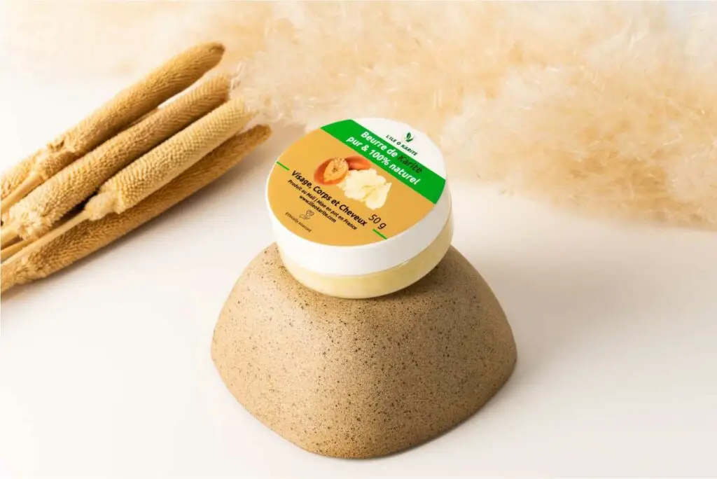 Pot de beurre de karité brut 50 g L’île Ô Karité