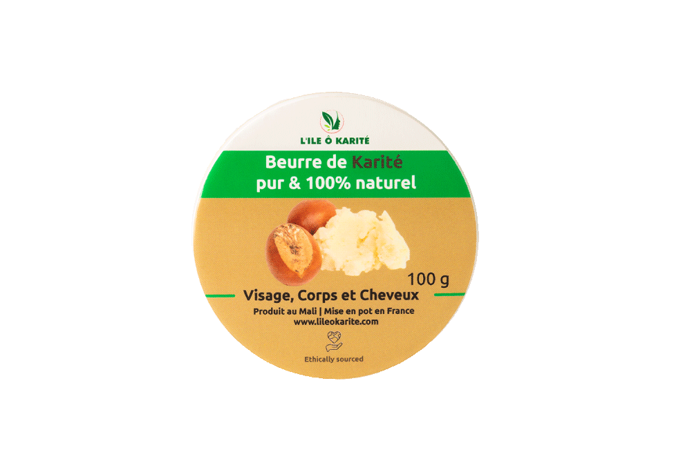 Beurre de karité brut 100% naturel - Martinique / Guadeloupe / Guyane